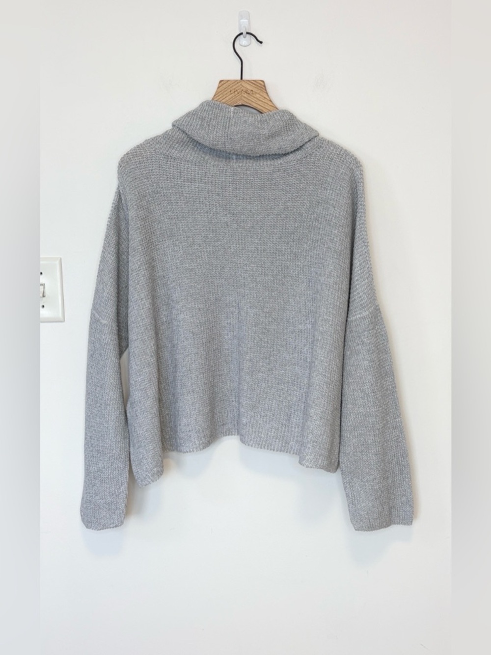 Eileen Fisher Peruvian Organic Cotton Funnel Neck Top , sz : medium - Picture 6 of 12